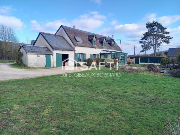 Maison ancienne 4 chambres avec belle véranda et terrain