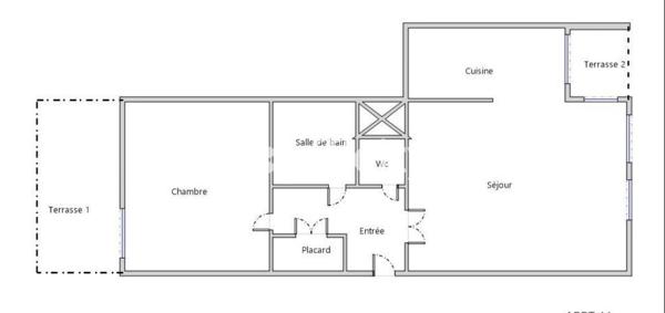 Appartement
         2 pièces
        - 40 m² Exclusivité 173 000 € *