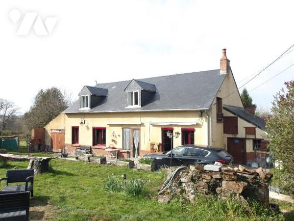 BETETE (23) CREUSE, A vendre dans petit hameau tranquille propriété sur terrain de 6925 m², com...