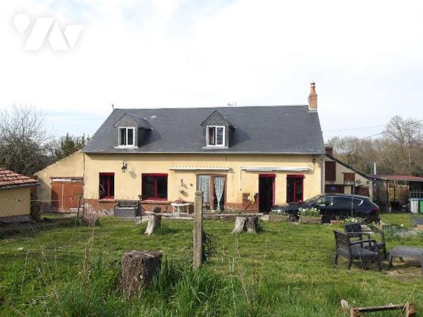 BETETE (23) CREUSE, A vendre dans petit hameau tranquille propriété sur terrain de 6925 m², com...