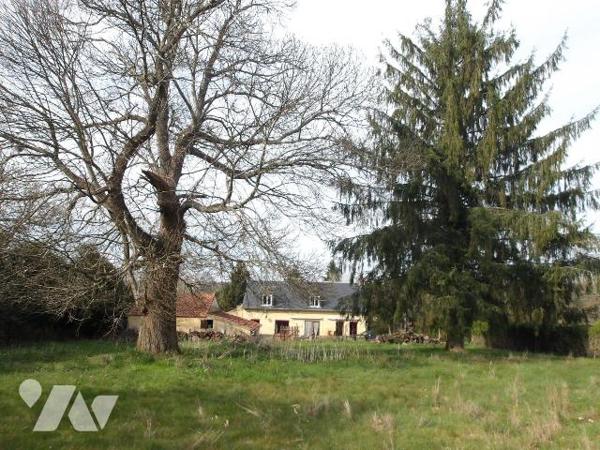 BETETE (23) CREUSE, A vendre dans petit hameau tranquille propriété sur terrain de 6925 m², com...