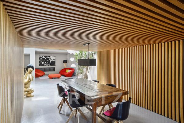 Loft comme une maison avec terrasse