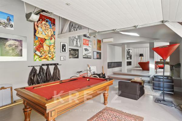 Loft comme une maison avec terrasse