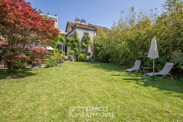 Meulière fin 19ème avec jardin et terrasse