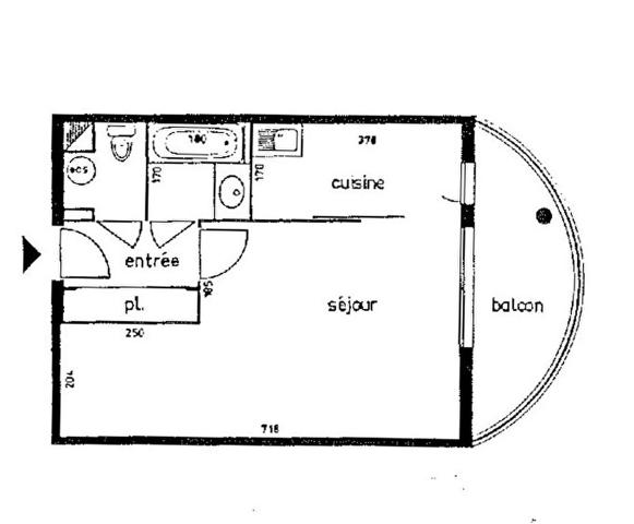 Appartement ERMONT - 1 pièce - 39.25 m²