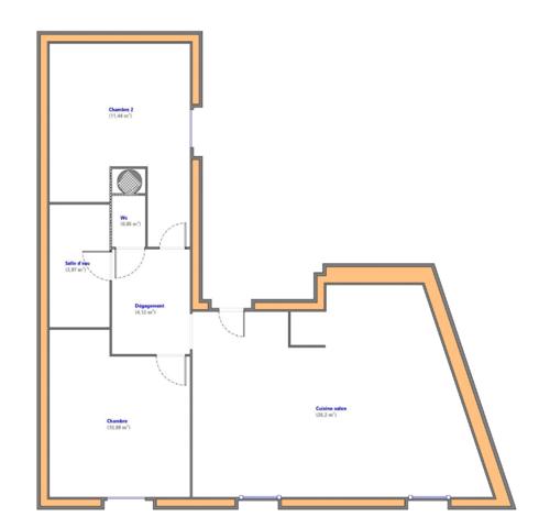 Appartement à louer 465 € CC LAURE MINERVOIS 3 p 57 m² DPE C
