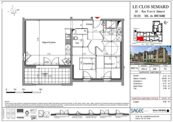 APPARTEMENT T3 HYPER CENTRE