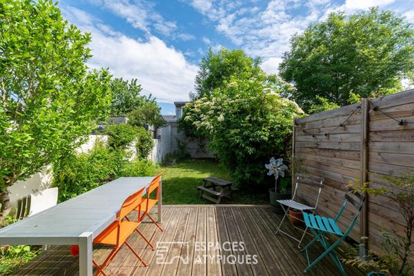 Maison rénovée et son jardin