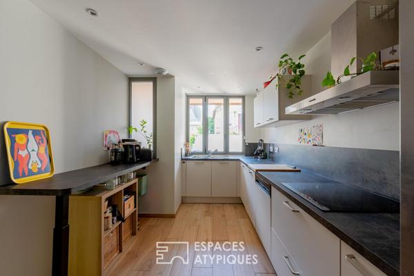 Maison rénovée et son jardin