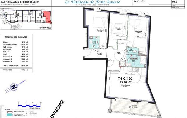 Appartement à vendre 4 pièces 79 m² Aix-en-Provence