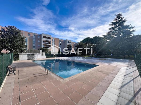 Mandelieu proche Capitou : 3 pièces avec cave te garage.