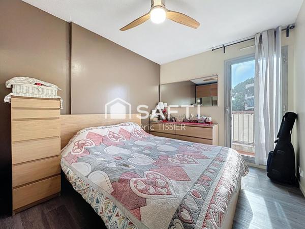 Mandelieu proche Capitou : 3 pièces avec cave te garage.