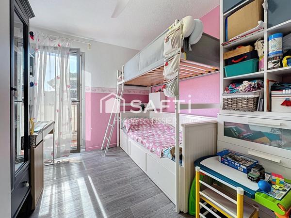 Mandelieu proche Capitou : 3 pièces avec cave te garage.