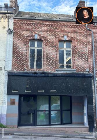 Ensemble immobilier: 1 local + 1 appartement à vendre 7 pièces FOURMIES (59)