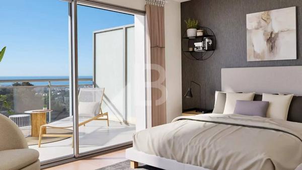 Le Cannet, Penthouse 4 pièces Grand Standing avec Vue Baie de Cannes