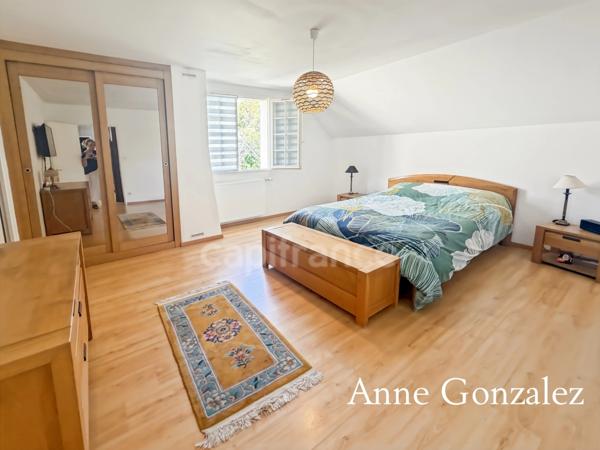 Saint Jean le Blanc, à 5 minutes d'Orleans dans un secteur privilégié etcherché à vendre grande maison familiale de 235 m2, 5 chambres, salle de jeux de 30 m2 garage double, jardin clos et abri
