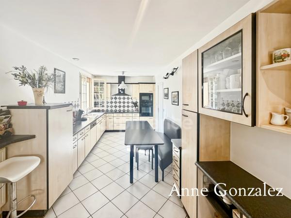 Saint Jean le Blanc, à 5 minutes d'Orleans dans un secteur privilégié etcherché à vendre grande maison familiale de 235 m2, 5 chambres, salle de jeux de 30 m2 garage double, jardin clos et abri