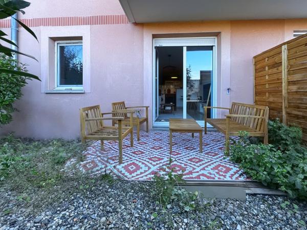 Appartement T2 en RDC avec jardin et parking