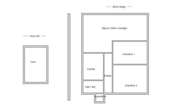 Appartement à vendre 4 pièces 64,23 m² Sainte-Geneviève-des-Bois