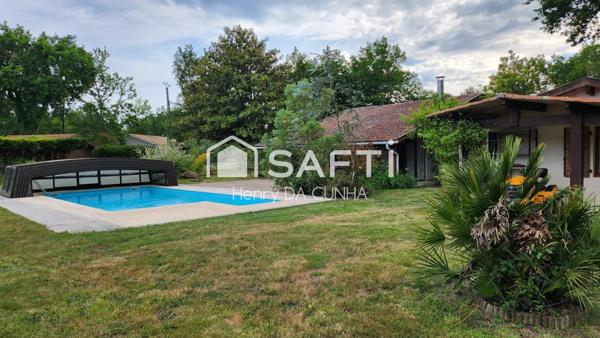 Propriété landaise rénovée avec dépendances