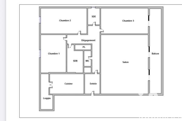 Appartement à vendre 4 pièces 90 m² Marseille 12