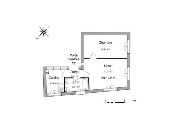 Location Appartement 2 pièces 33.88 m² - 1 RUE LEBLOND ST HILAIRE Toulon 83000