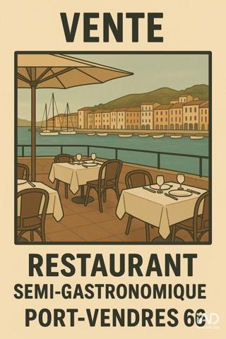 Restaurant à vendre 200 m² Port-Vendres
