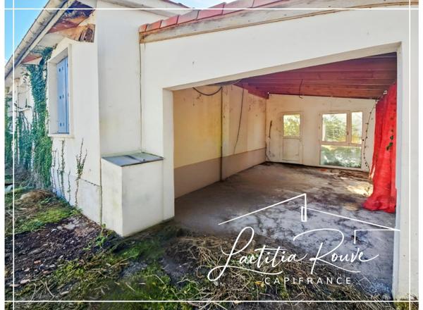 Maison à rénover sur parcelle de 800m² arborée, située à 20 min d'Agen