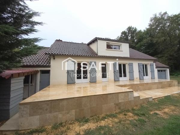 Maison rénovée avec piscine entre Sarlat et Gourdon