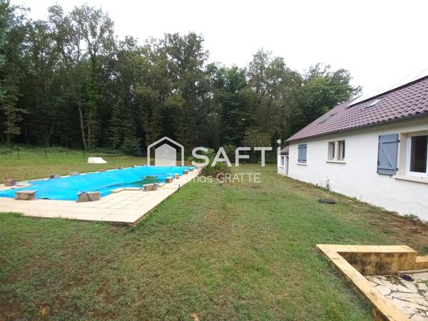Maison rénovée avec piscine entre Sarlat et Gourdon