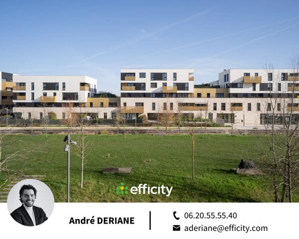 Appartement 3 pièces - 60 m² Exclusivité efficity