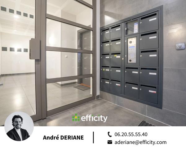 Appartement 3 pièces - 60 m² Exclusivité efficity