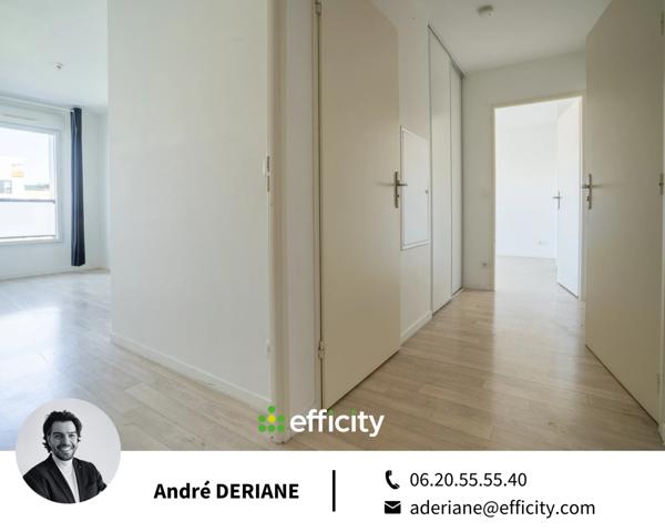 Appartement 3 pièces - 60 m² Exclusivité efficity