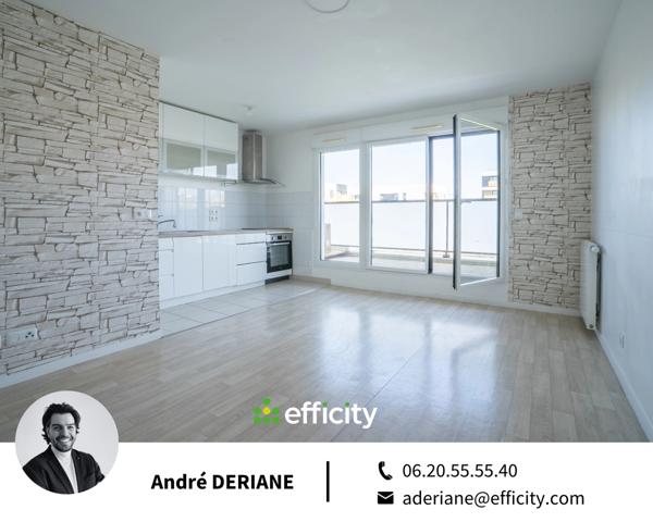 Appartement 3 pièces - 60 m² Exclusivité efficity