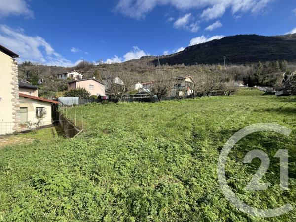 Terrain à vendre  1528 m2 LUZENAC - 09
