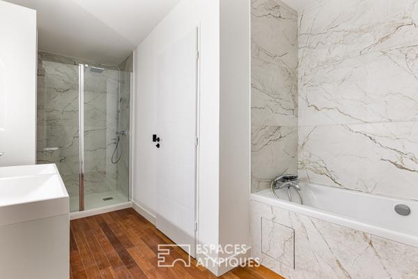 Appartement loft avec jardin intimiste à Côte Pavée