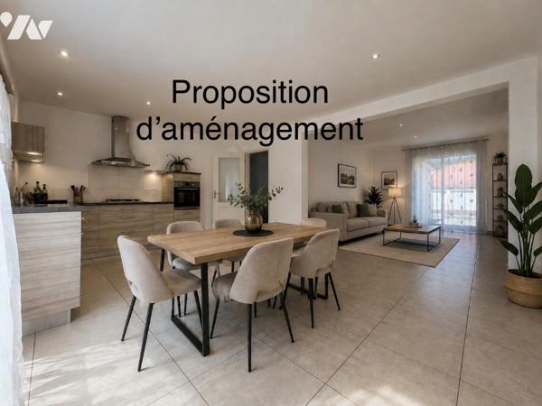 Pavillon de plain-pied récent à deux pas de la zone commerciale Leclerc