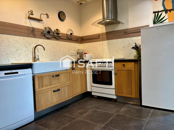 A vendre ancienne ferme retapée en belle maison T4