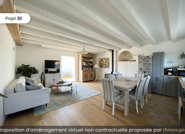 Maison à vendre |  Le Château-d'Oléron |  4 pièces | 76 m²