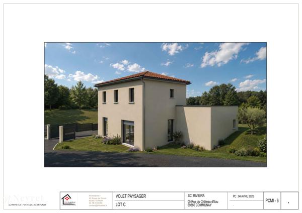 Terrain à Bâtir sur le haut de Communay 441m2 Un cadre privilégié pour votre future maison !