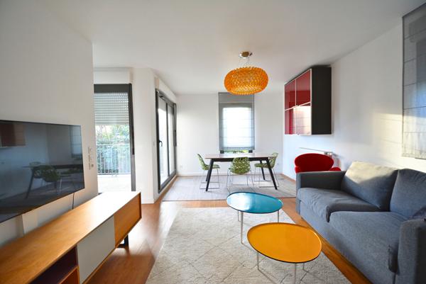 Appartement 3 pièces meublé avec terrasse