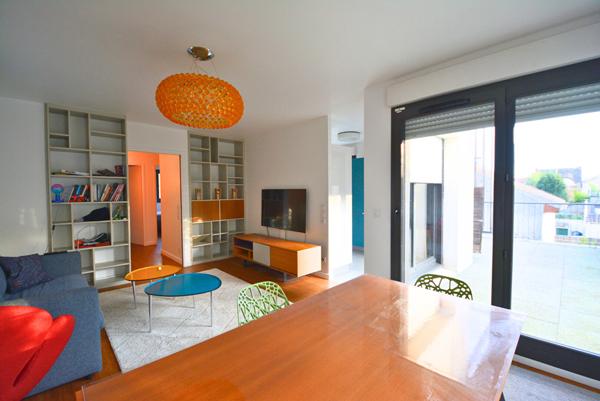 Appartement 3 pièces meublé avec terrasse