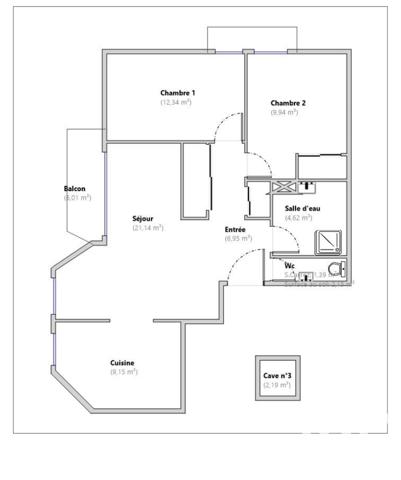 Appartement à vendre 3 pièces 65 m² La Balme-de-Sillingy