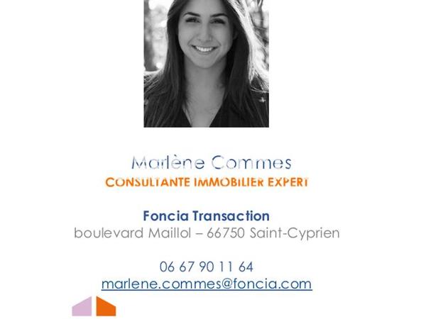 À vendre Studio 33.98 m² - Saint-cyprien 66750