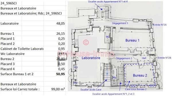 Immeuble à vendre 17 pièces de 398 m²