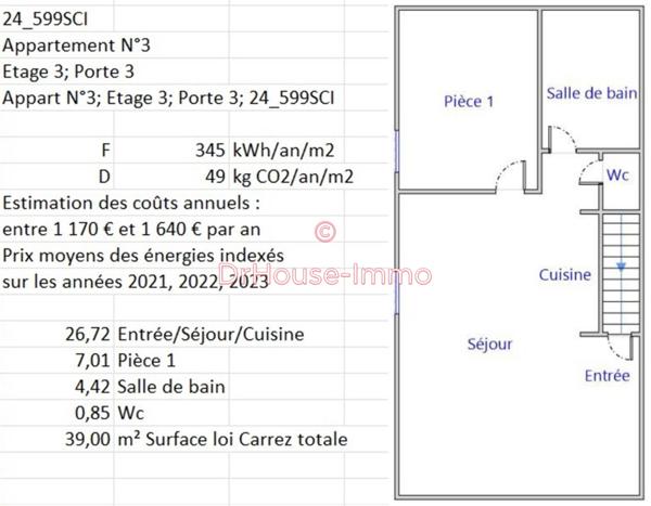 Immeuble à vendre 17 pièces de 398 m²