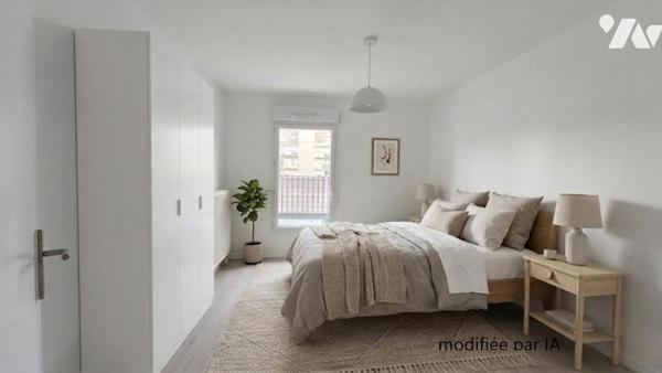 TOURCOING secteur Blanc Seau T2 52m² avec grande terrasse et parking
