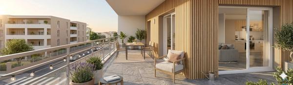 Superbe T3 de 67m² avec Terrasse d'Angle – Résidence Béziers