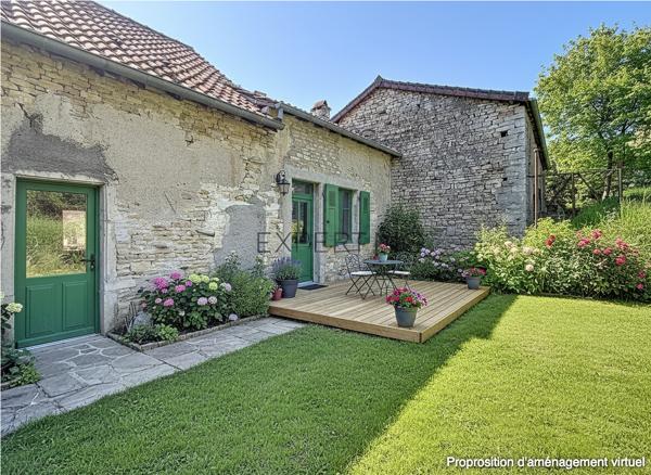 Ozenay (71700) Ensemble en pierre avec dépendances et terrain constructible – Fort potentiel, projet de vie ou investissement