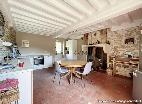 Ozenay (71700) Ensemble en pierre avec dépendances et terrain constructible – Fort potentiel, projet de vie ou investissement